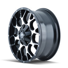 Load image into Gallery viewer, Mayhem 8015 Warrior 20x9 / 6x135 BP / 18mm Offset / 106mm Hub Black/Machined Face Wheel