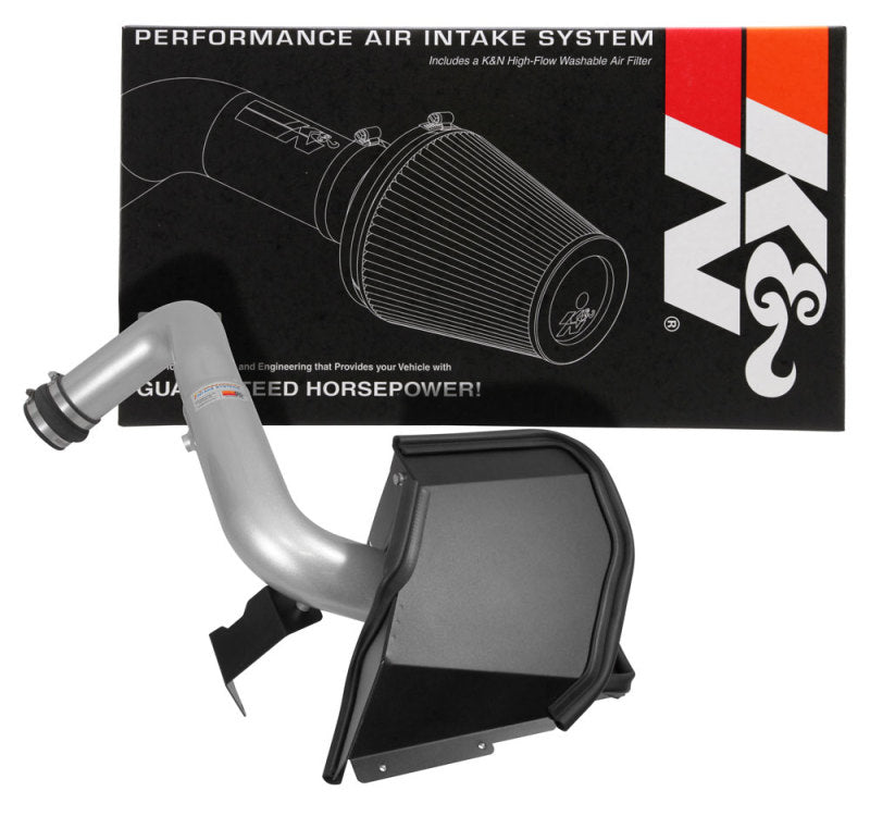 K&N 14-16 Kia Forte Coup L4-1.6L F/I Silver Typhoon Short Ram Intake