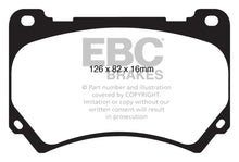 Load image into Gallery viewer, EBC 11+ Hyundai Equus 4.6 Ultimax2 Front Brake Pads