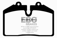 Load image into Gallery viewer, EBC 92-93 Porsche 911 (964) 3.6 Carrera RS America Yellowstuff Front Brake Pads