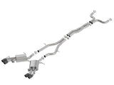 Borla 16-18 Cadillac CTS-V 6.2L V8 2.75in Diameter S Type Catback Exhaust w/ Valves Black Chrome Tip