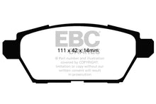 Load image into Gallery viewer, EBC 06-09 Ford Fusion 2.3 Ultimax2 Rear Brake Pads